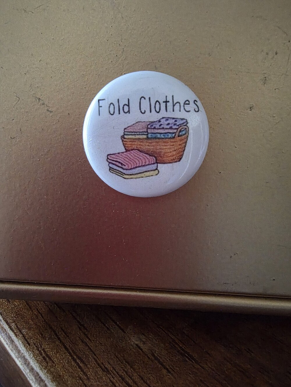 Fold Clothes small magnet chores to do